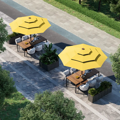 3 Tier Auto-tilt Patio Umbrella