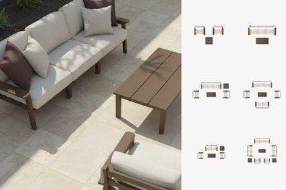 HDPE Modular Outdoor Sofa Set