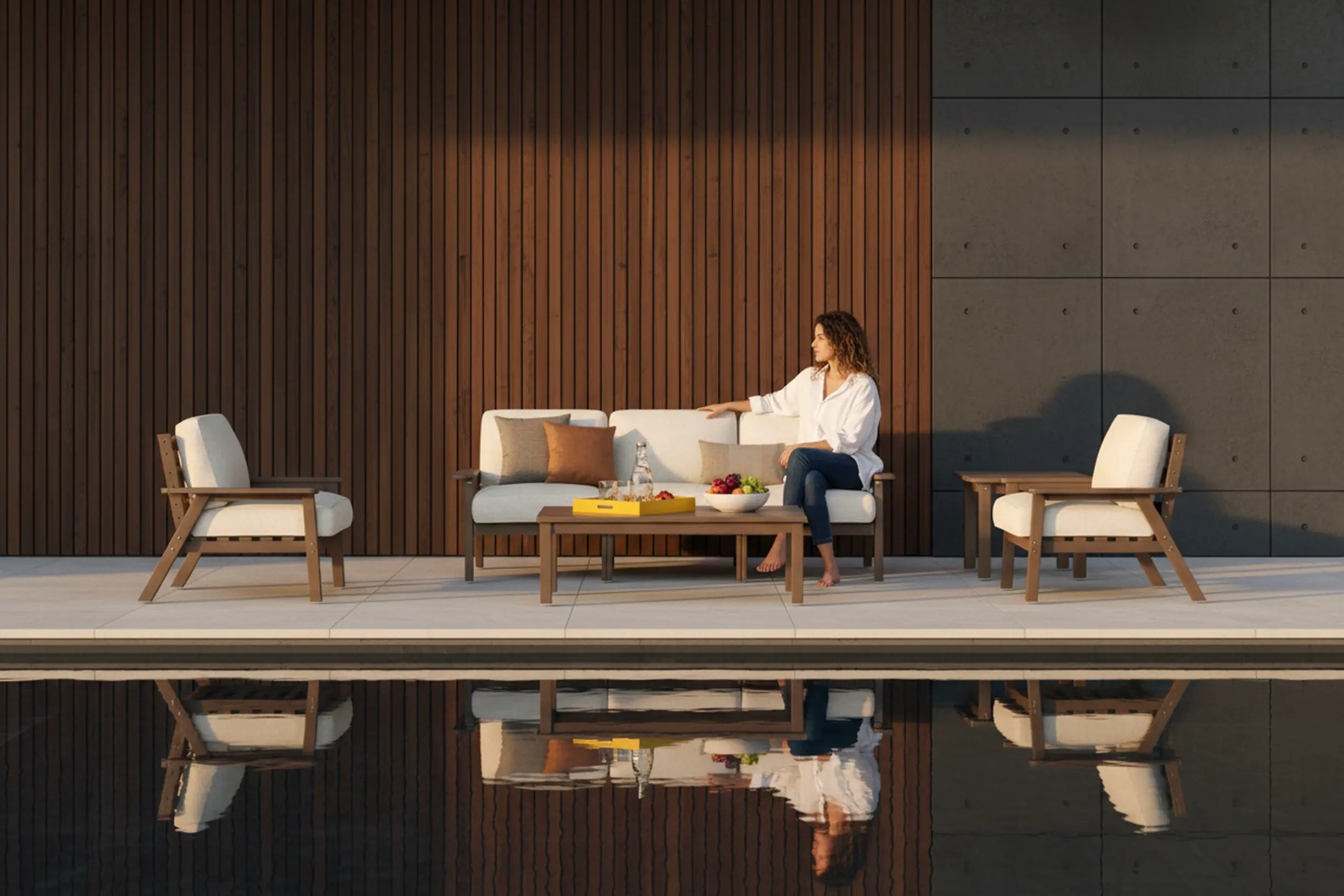 HDPE Modular Outdoor Sofa Set