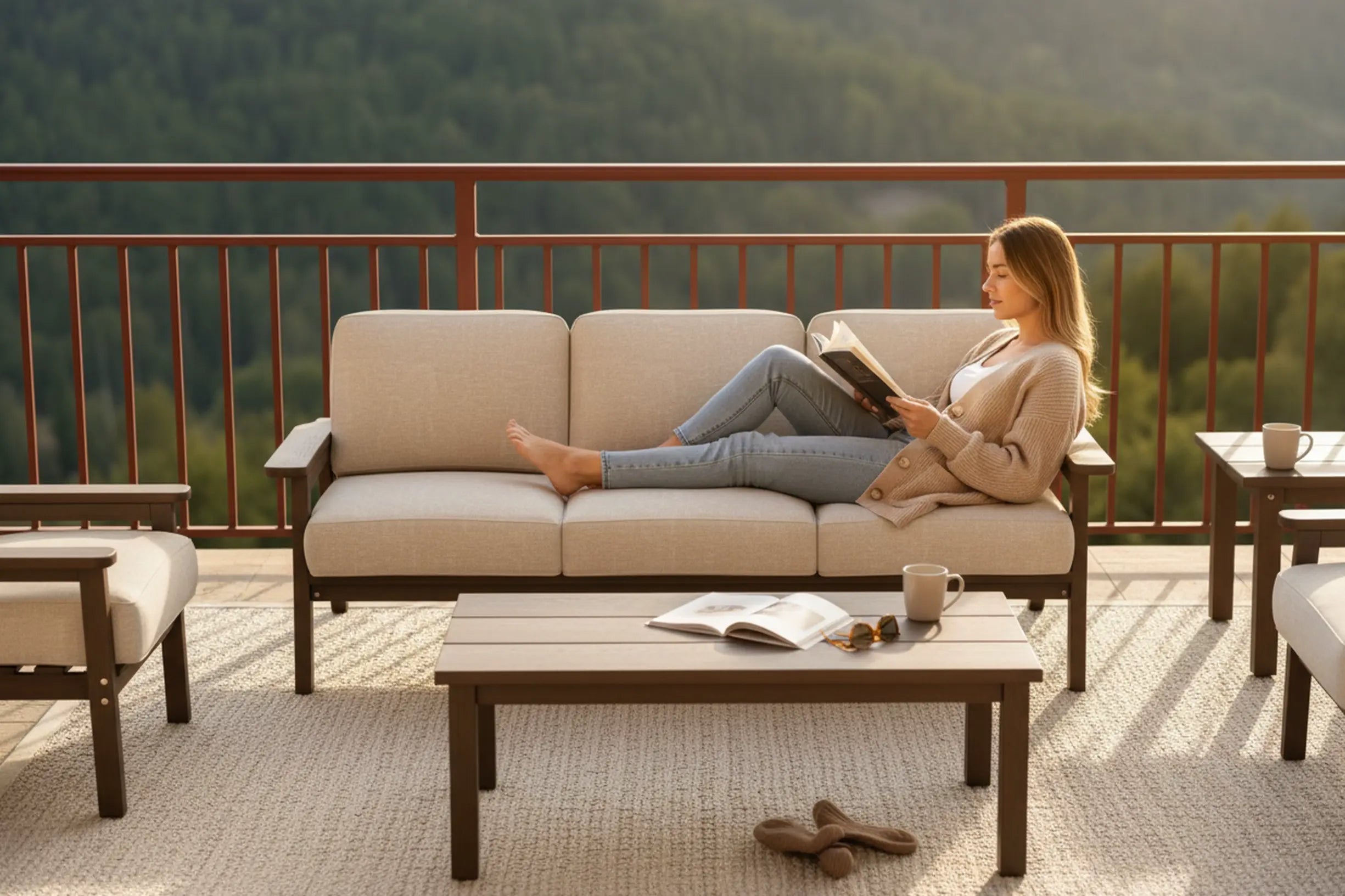 HDPE Modular Outdoor Sofa Set