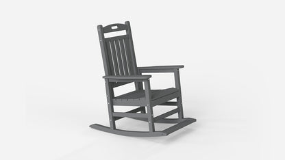 HDPE Rocking Chair with Footboard