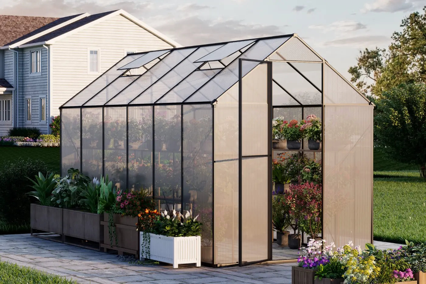Patio Kingdom  greenhouse 6*12