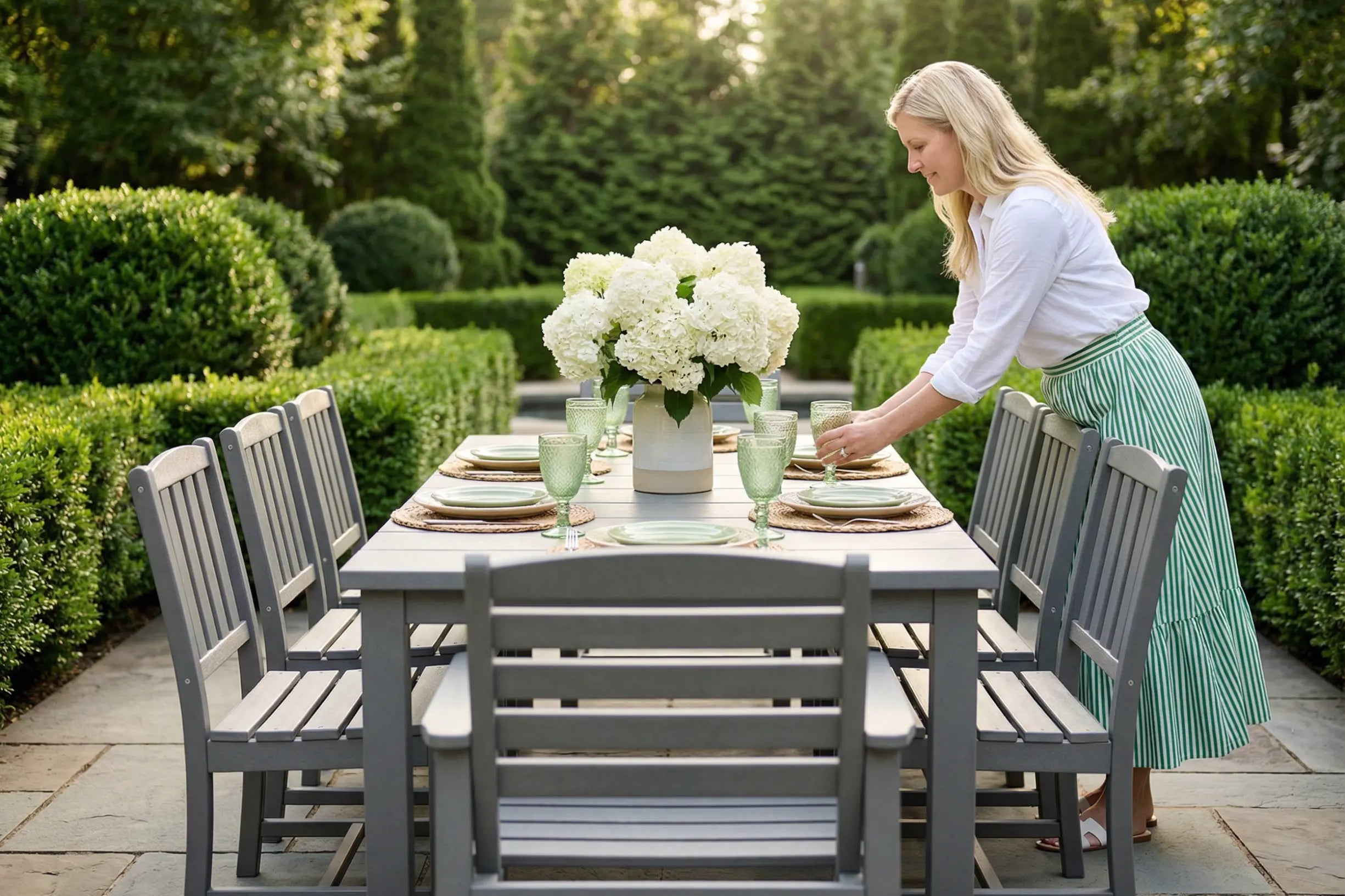 Outdoor Dining Set - Table & Chairs
