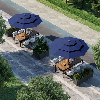 3 Tier Auto-tilt Patio Umbrella