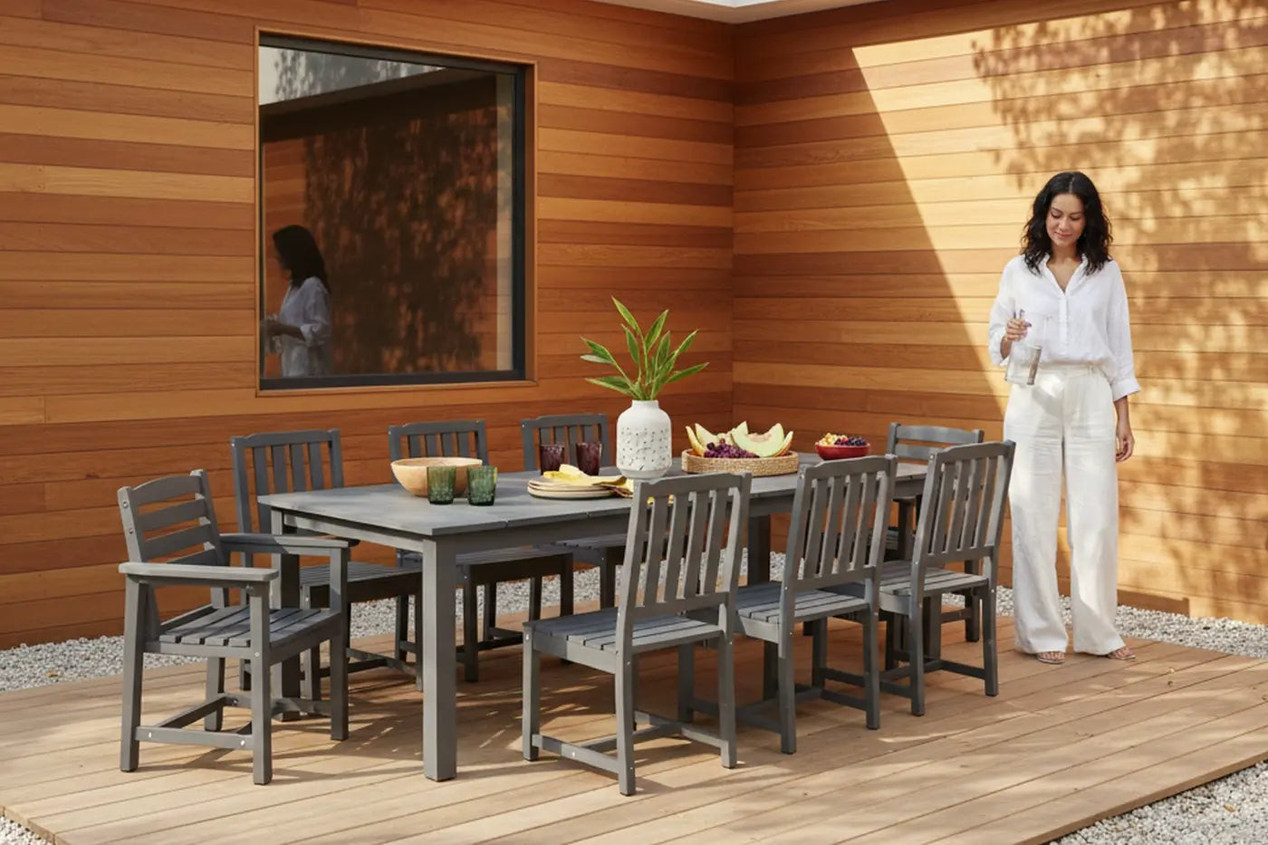 Outdoor Dining Set - Table & Chairs