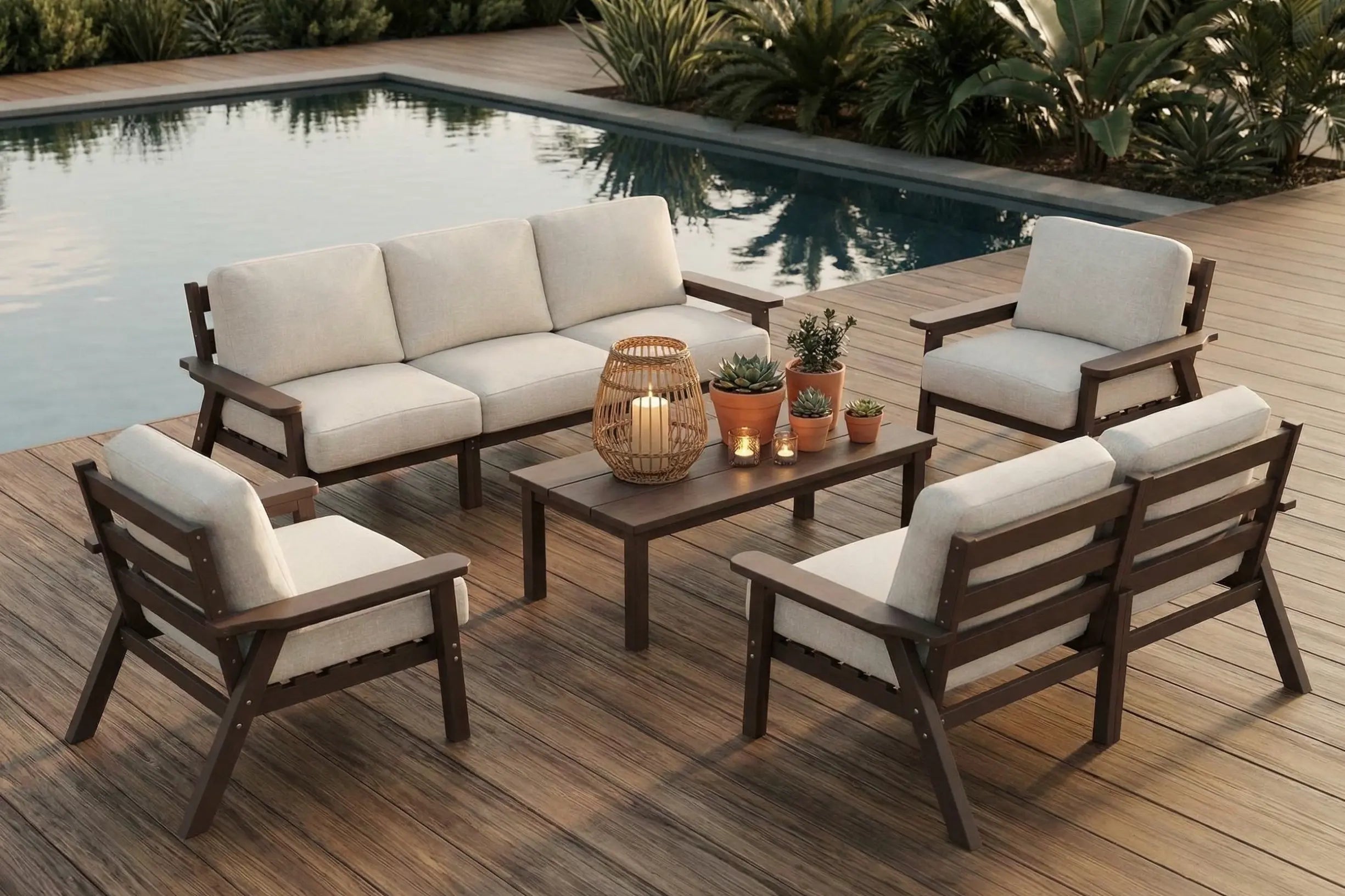 HDPE Modular Outdoor Sofa Set