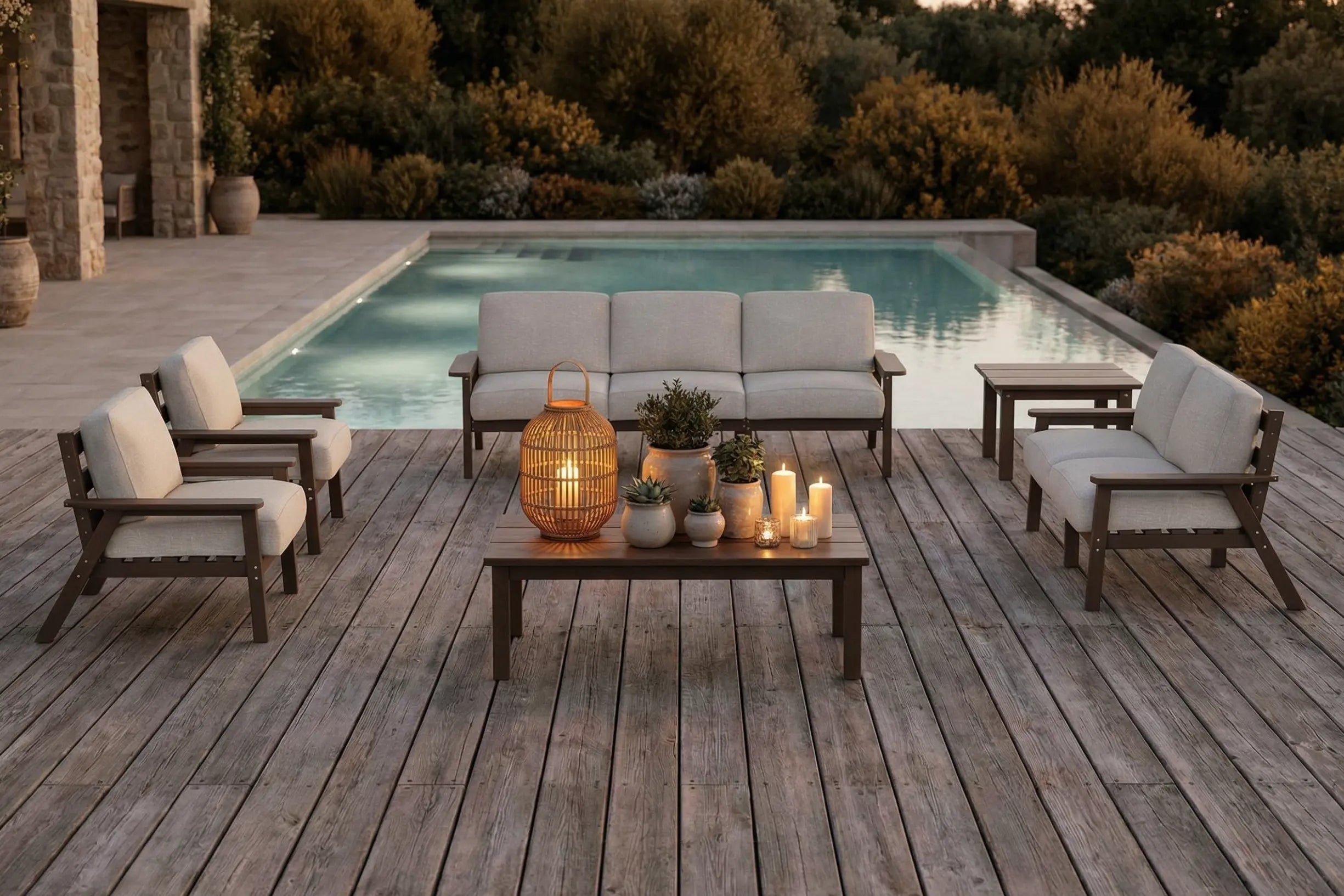 HDPE Modular Outdoor Sofa Set