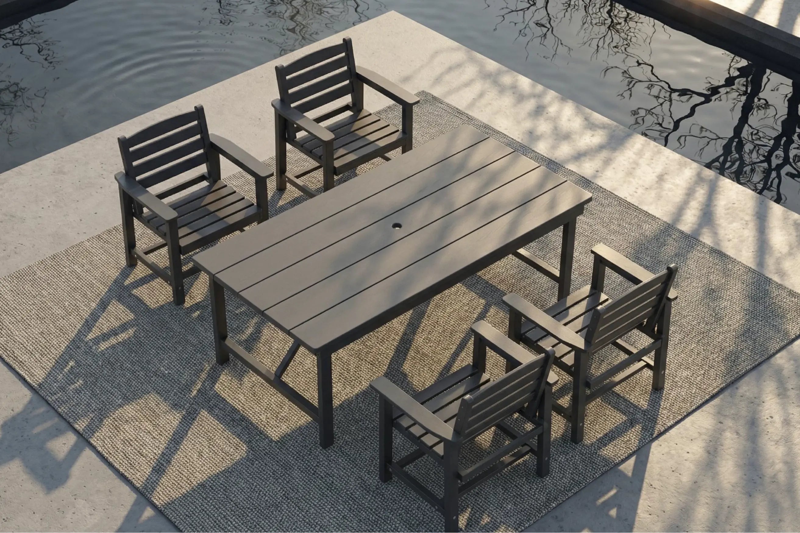 HDPE Outdoor Dining Set