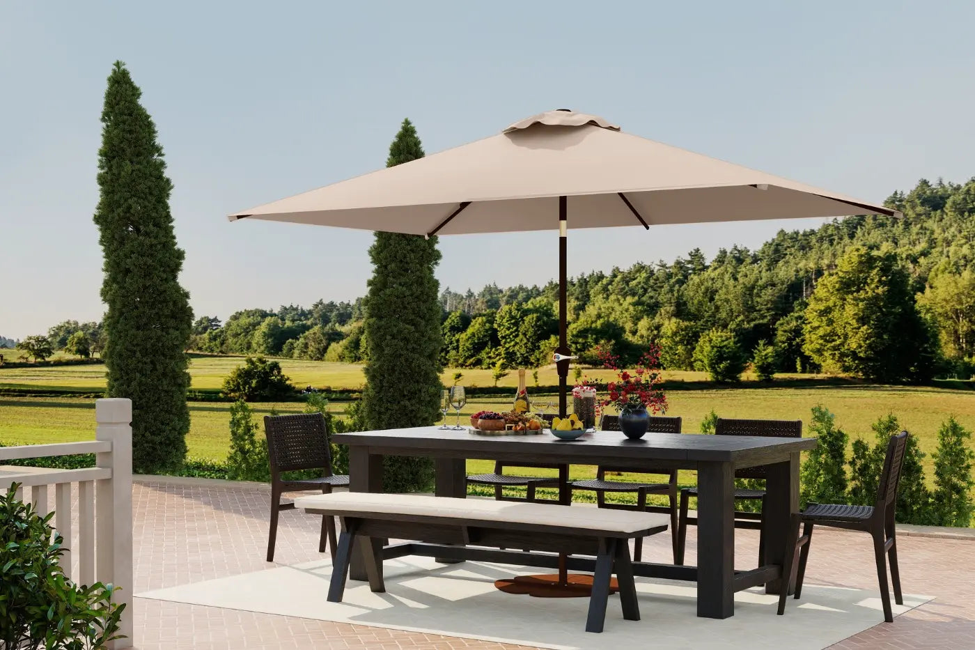 Rectangular Patio Umbrella