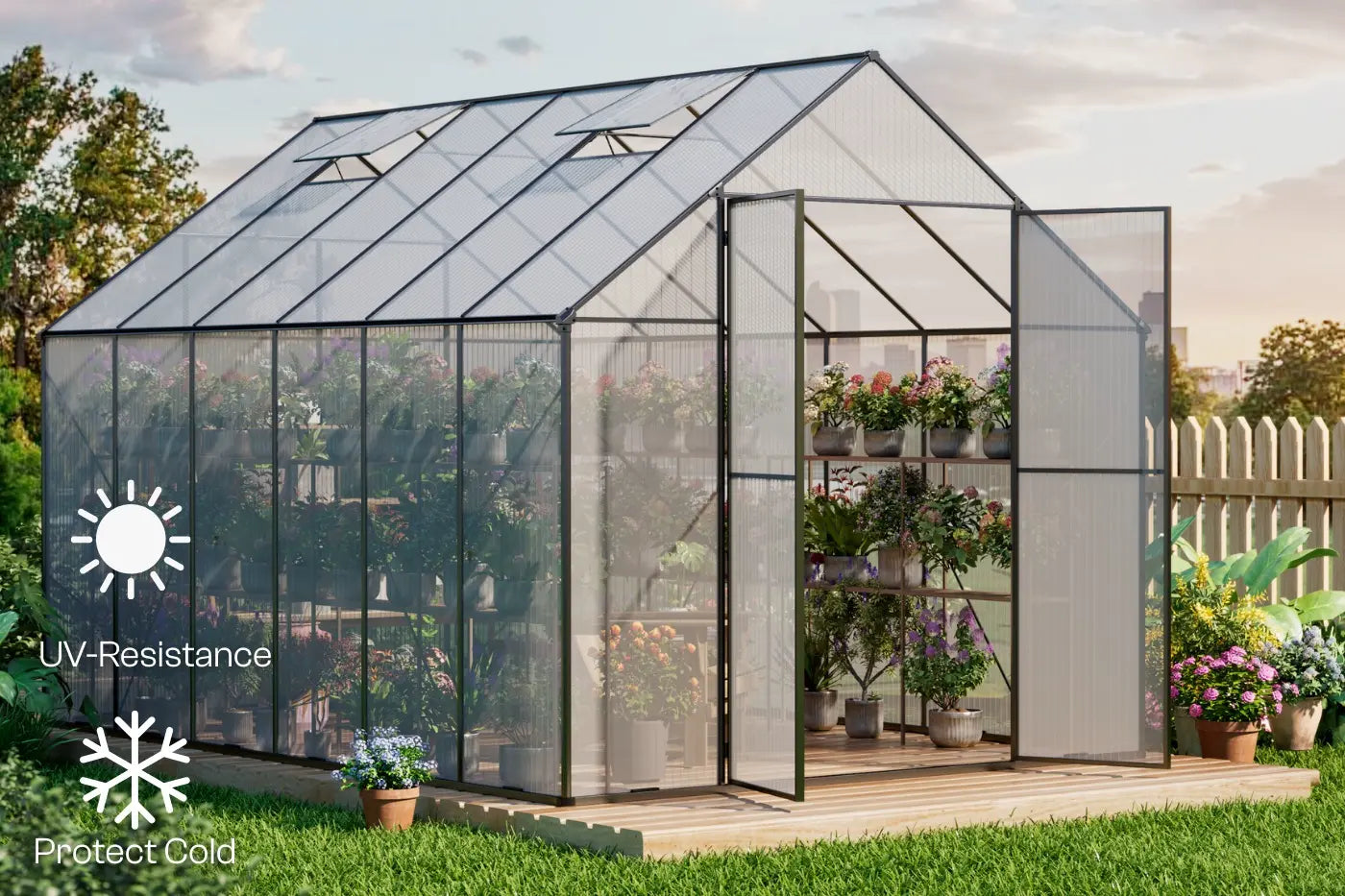 Patio Kingdom greenhouse 8*12