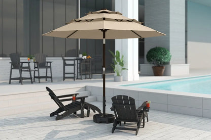 Fiberglass 3-Tier Patio Umbrella