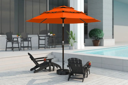 Fiberglass 3-Tier Patio Umbrella