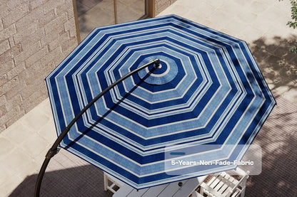 Acrylic Fabric Cantilever Umbrella with Base