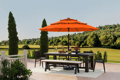 Fiberglass 3-Tier Patio Umbrella