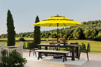 Fiberglass 3-Tier Patio Umbrella