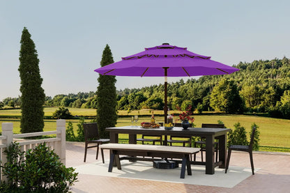 Fiberglass 3-Tier Patio Umbrella
