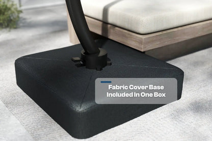 Acrylic Fabric Cantilever Umbrella with Base