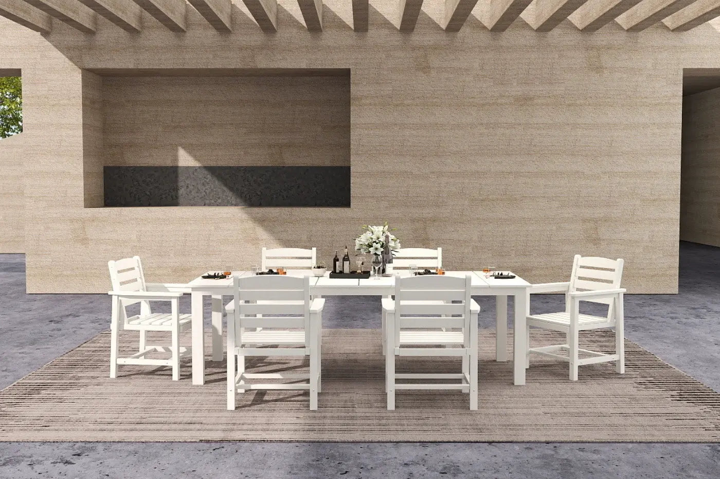 Outdoor Dining Set - Table & Chairs
