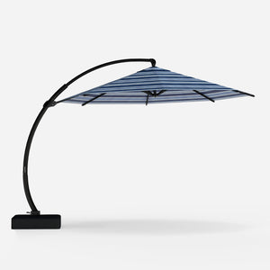kent patio umbrella PatioKingdom Lighted Cantilever Umbrella with Base – Patio Kingdom