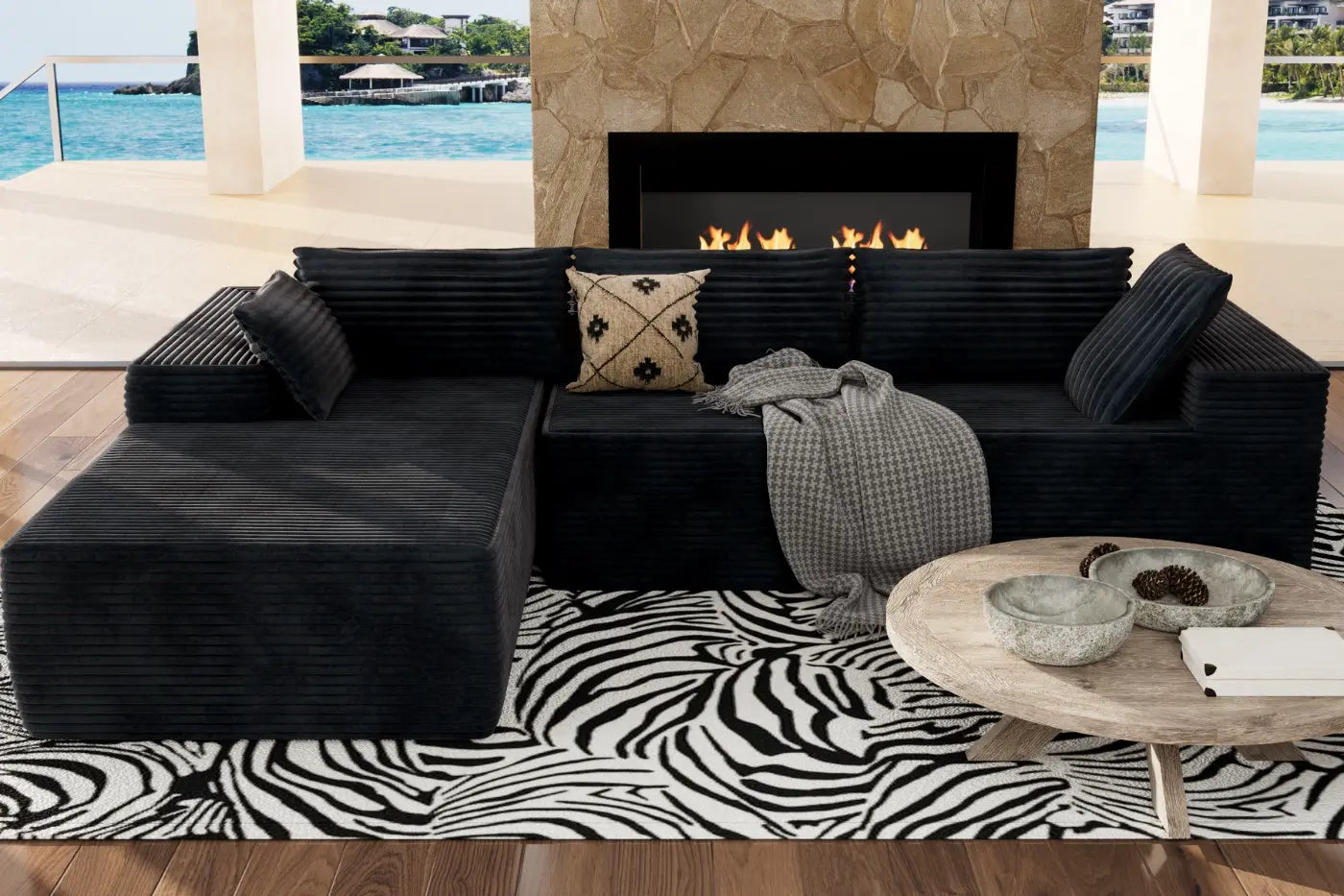 Patio Kingdom Modular sectional sofa