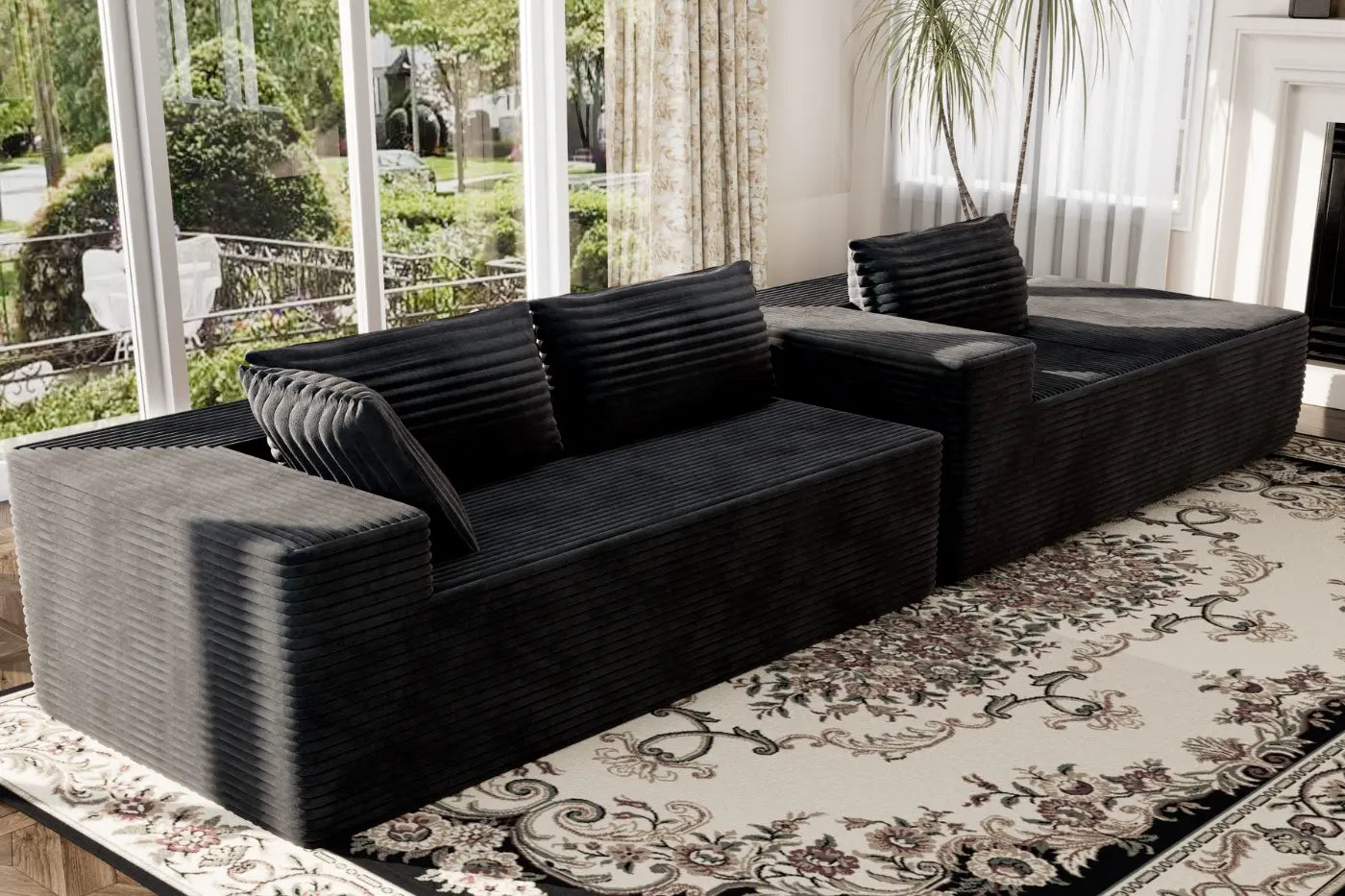 Patio Kingdom Modular sectional sofa