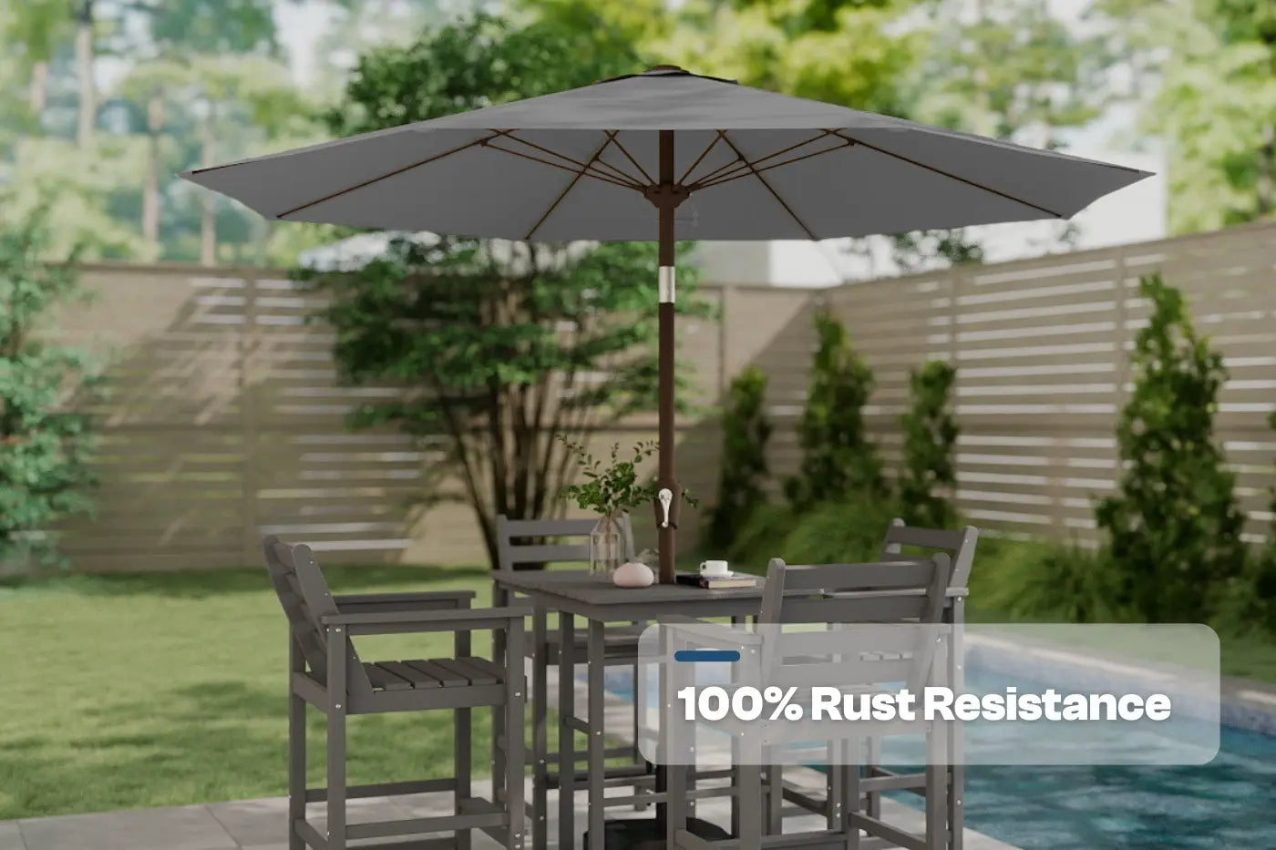 Patio Kingdom 9Ft Autotilt umbrella