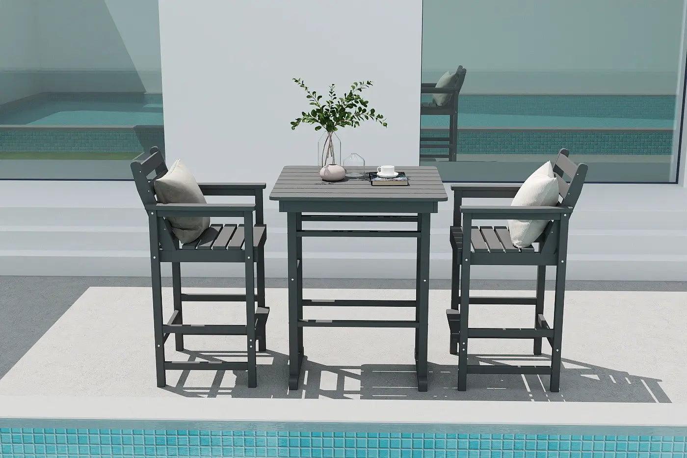 Patio Kingdom Adirondack bar set 