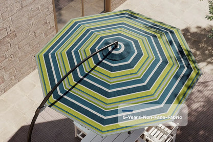 PatioKingdom Cantilever Umbrella with Base, Outdoor Large Offset Umbrella – Patio Kingdom