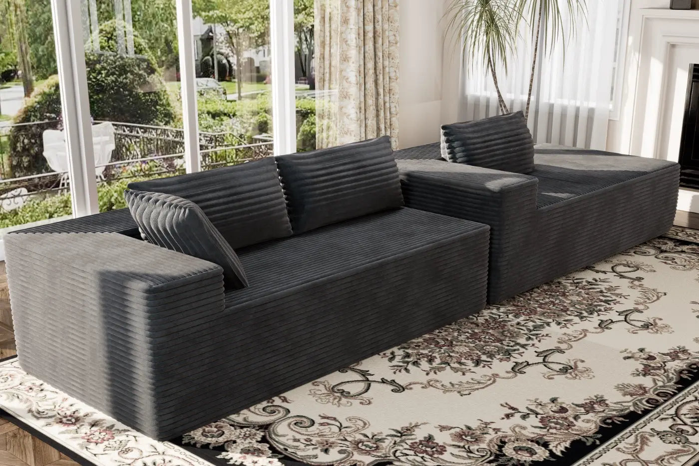 Patio Kingdom Modular sectional sofa