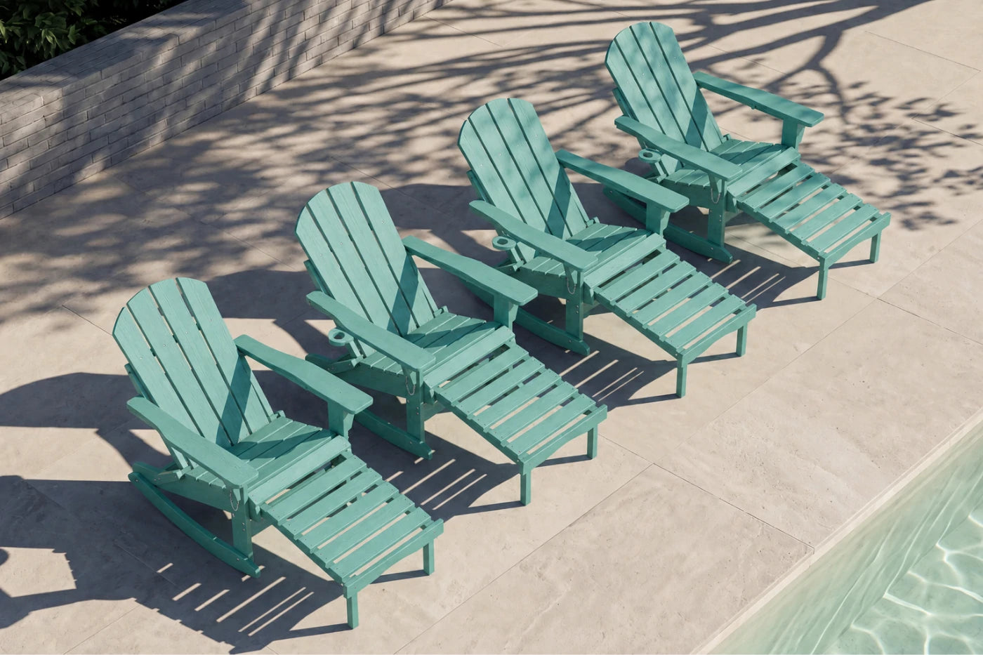 Multifunctional Adirondack Rocking Chair