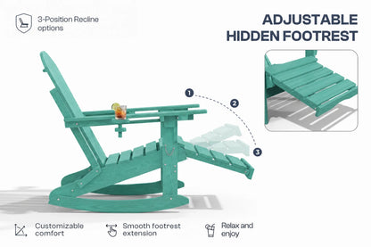 Multifunctional Adirondack Rocking Chair