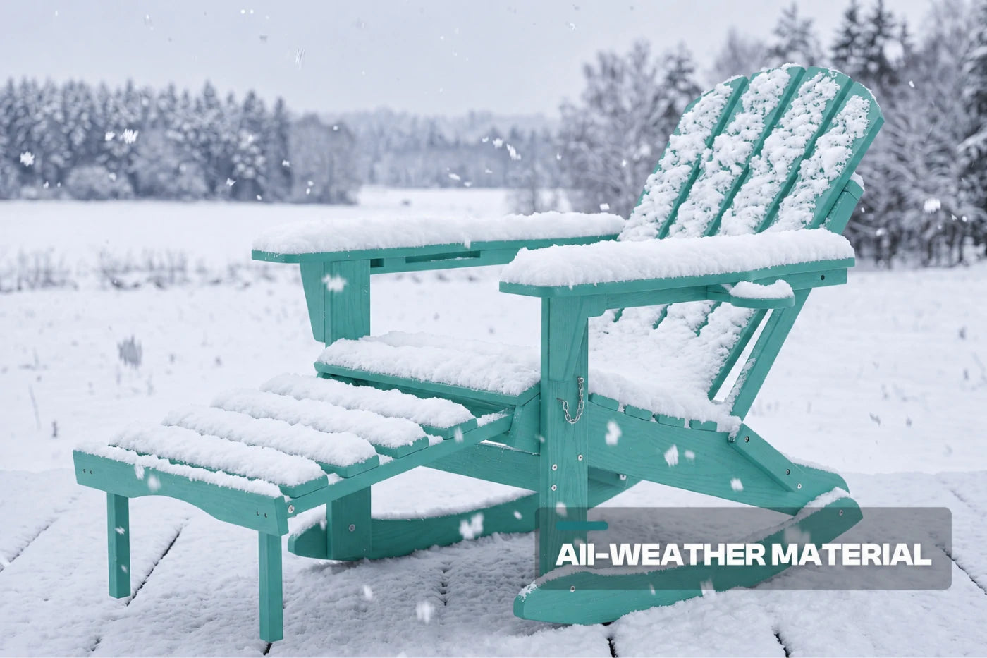 Multifunctional Adirondack Rocking Chair
