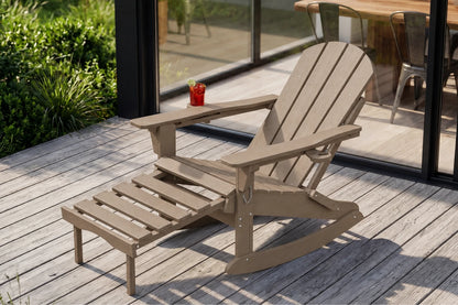 Multifunctional Adirondack Rocking Chair