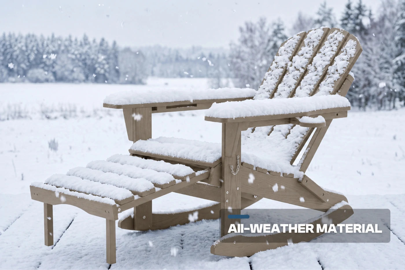 Multifunctional Adirondack Rocking Chair