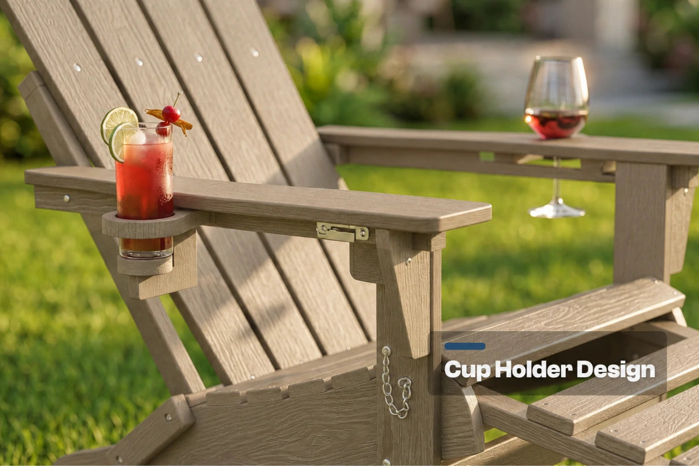 Multifunctional Adirondack Rocking Chair