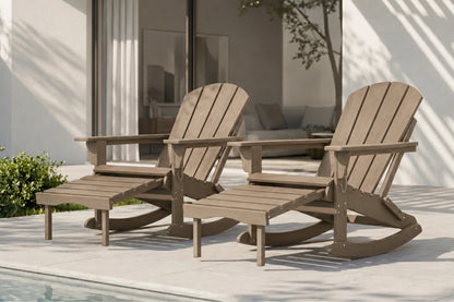 Multifunctional Adirondack Rocking Chair