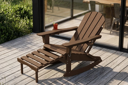 Multifunctional Adirondack Rocking Chair