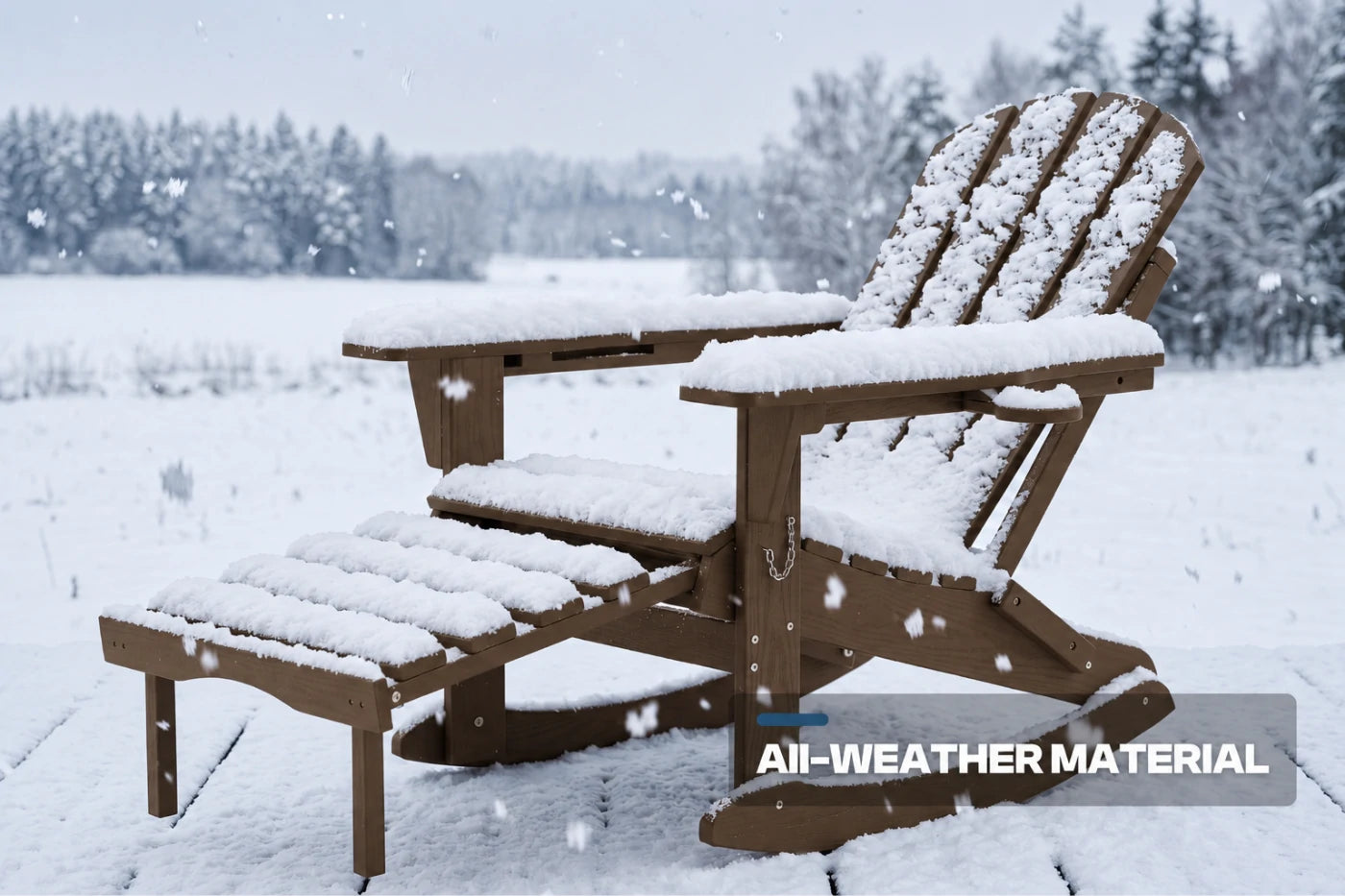 Multifunctional Adirondack Rocking Chair