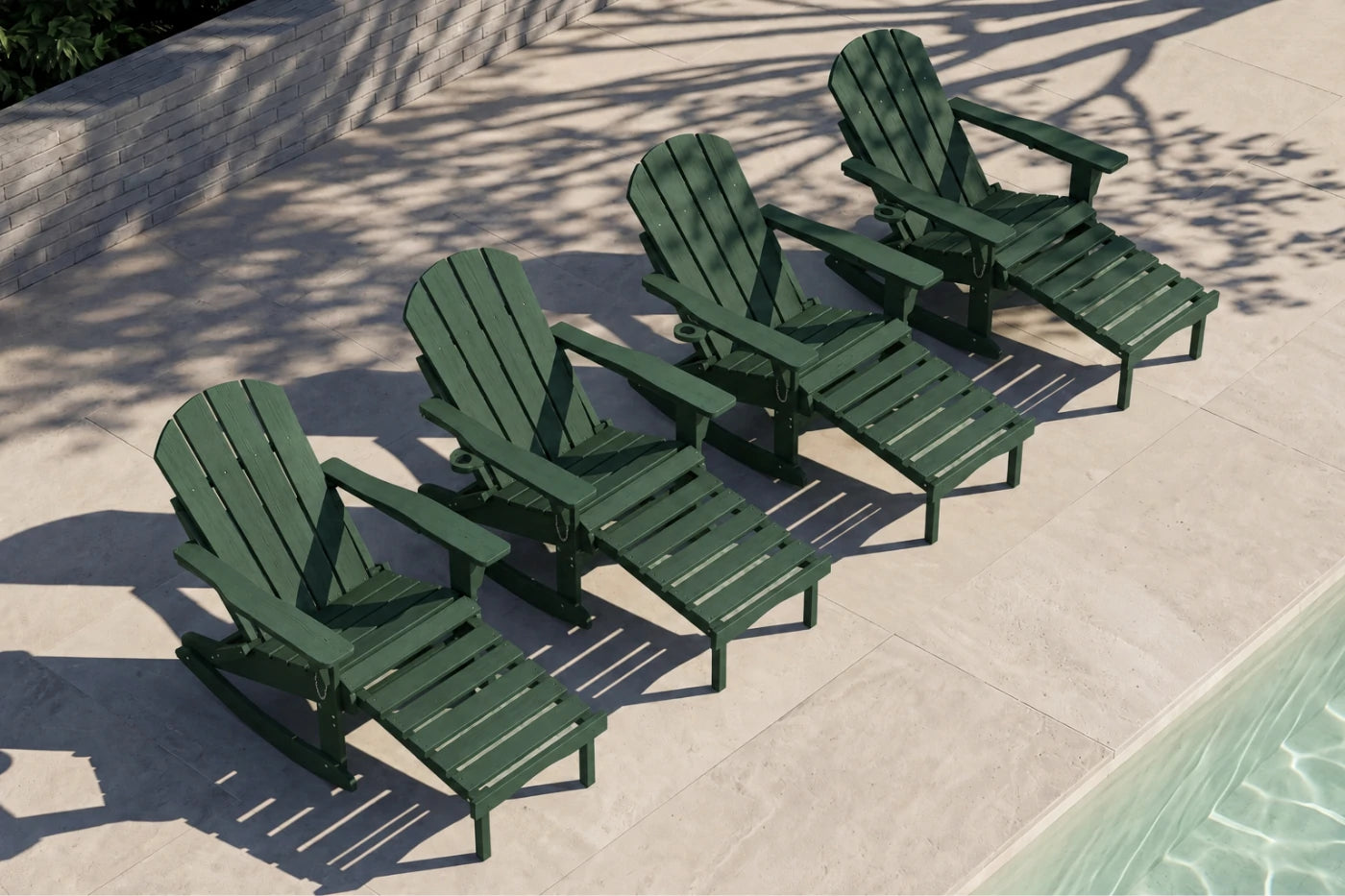 Multifunctional Adirondack Rocking Chair