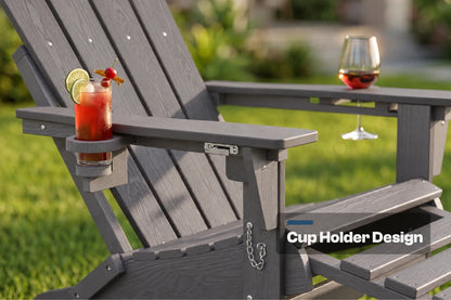 Multifunctional Adirondack Rocking Chair