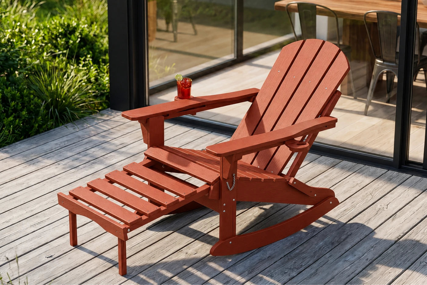 Multifunctional Adirondack Rocking Chair