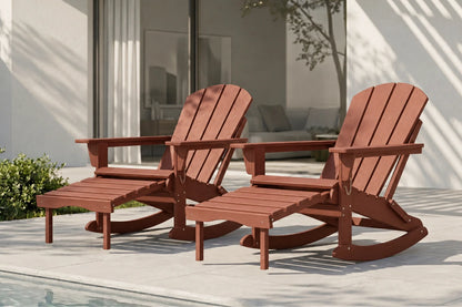 Multifunctional Adirondack Rocking Chair