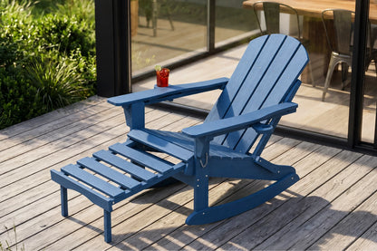 Multifunctional Adirondack Rocking Chair