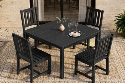 HDPE Square Outdoor Dining Set