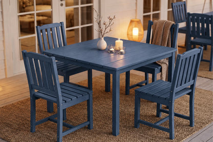 HDPE Square Outdoor Dining Set