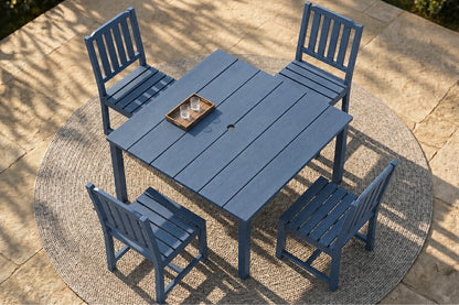 HDPE Square Outdoor Dining Set