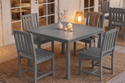 HDPE Square Outdoor Dining Set