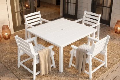 HDPE Square Outdoor Dining Set