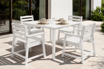 HDPE Square Outdoor Dining Set