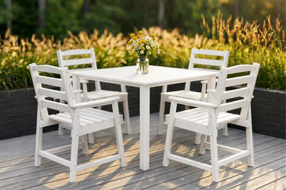 HDPE Square Outdoor Dining Set